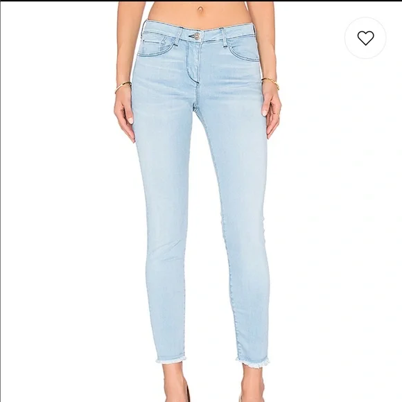 3x1 NYC Aegean Fray Skinny Jeans - Picture 1 of 5